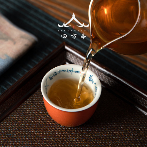 茶具手繪青花瓷茶盃品茗盃景德鎮主人盃陶瓷茶碗茶盞手工高檔