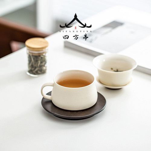 北歐咖啡盃陶瓷盃子下午茶歐式茶盃馬克盃辦公室高檔輕奢盃碟套裝