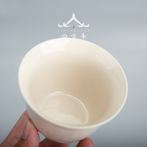 草木灰蓋碗功夫茶具手抓陶瓷二才泡茶碗家用三才復古單個碗蓋盃