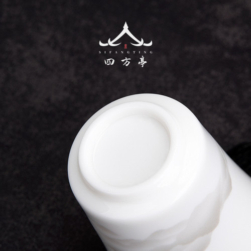 陶瓷茶盃茶具羊脂玉功夫品茗盃主人盃單盃家用德化白瓷茶碗茶盞