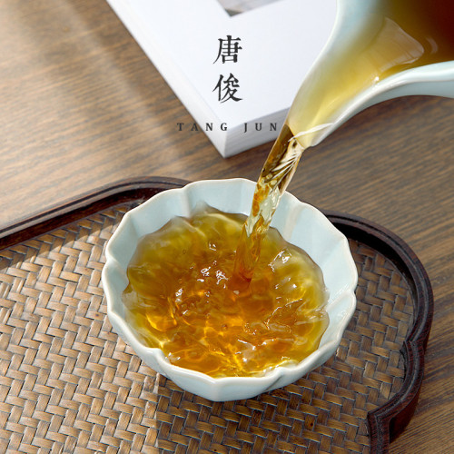 四方亭 汝窰開片茶盃汝瓷盃子茶盞高端女士品茗盃主人盃個人專用