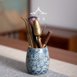 四方亭 茶道六君子套裝功夫茶具配件大全泡茶工具茶刀茶夾刷用品