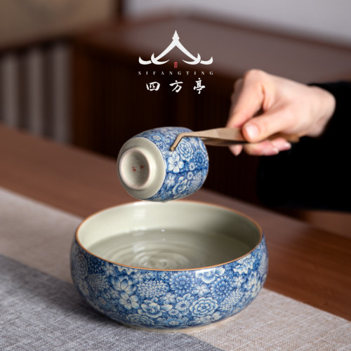 四方亭 茶道六君子套裝功夫茶具配件大全泡茶工具茶刀茶夾刷用品