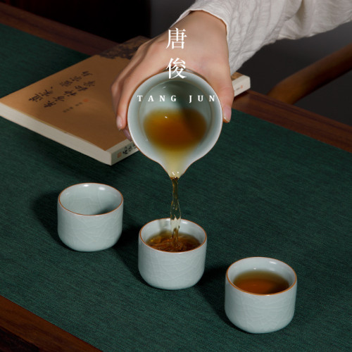 唐俊 汝窰小號茶盃50ml乾坤客人盃