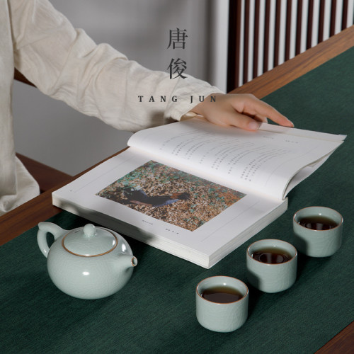 唐俊 汝窰小號茶盃50ml乾坤客人盃