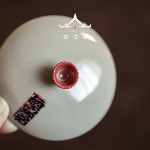 蓋碗茶盃三才茶碗帶蓋單個高檔泡茶景德鎮手繪故宮文創國潮茶具