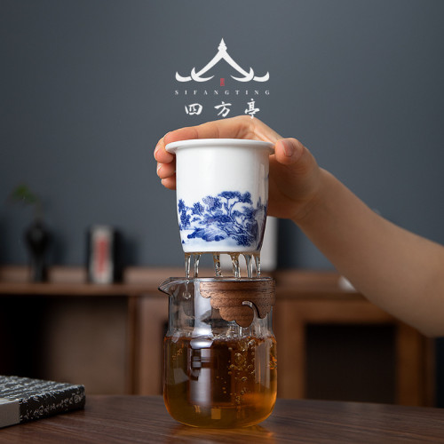 旅行茶具快客便攜式戶外個人專用一人簡易泡茶套裝功夫茶盃隨身