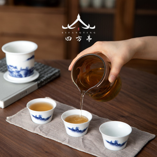 旅行茶具快客便攜式戶外個人專用一人簡易泡茶套裝功夫茶盃隨身