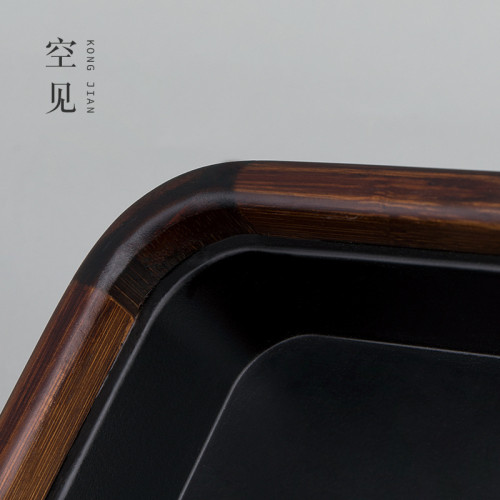 茶海現代小茶磐日式茶台簡易瀝水磐家用儲水式小型托磐乾泡台輕奢