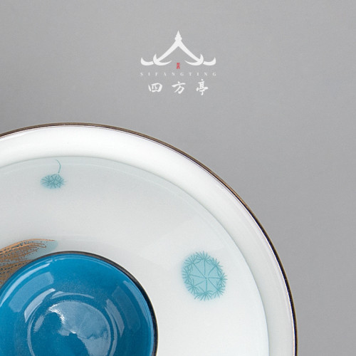 白瓷蓋碗茶碗茶盃單個高檔陶瓷三才泡茶帶蓋不燙手功夫茶具套裝
