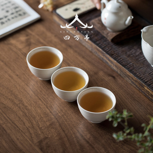 草木灰主人盃功夫茶盃男女單盃家用品茗盃喝茶大號盃子茶具