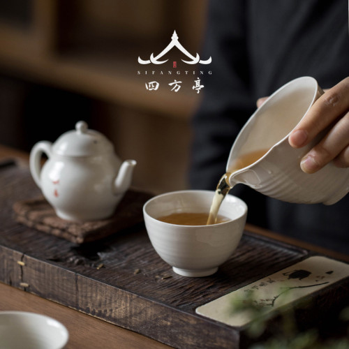 草木灰主人盃功夫茶盃男女單盃家用品茗盃喝茶大號盃子茶具