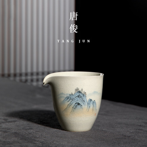 唐俊 景德鎮公道盃陶瓷中式茶海分茶器公盃高端