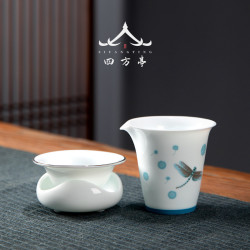 唐俊 茶漏公道盃套裝日式分茶器功夫茶具茶海一體茶漏茶葉過濾網