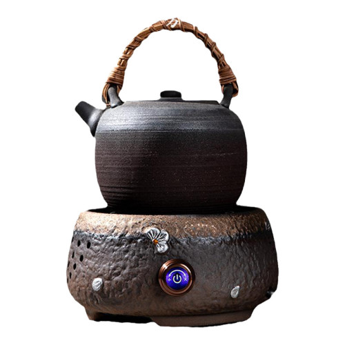 四方亭 電陶爐煮茶壺提梁壺煎茶養生壺泡茶壺家用燒水壺防燙茶器