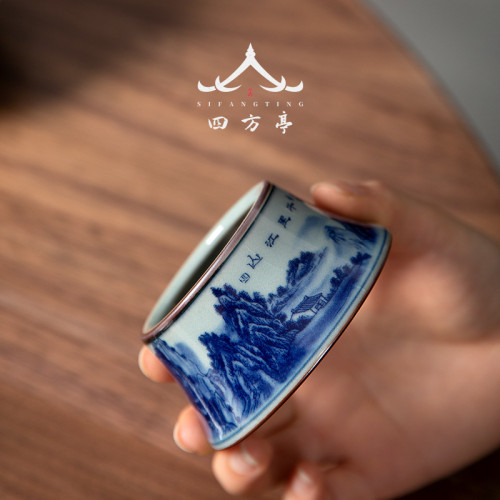 玻璃公道盃茶漏一體套裝茶濾加厚耐熱分茶器高檔日式茶海公盃配件