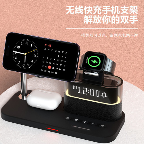 磁吸三合一無線充電器源頭工廠 25W無線充電器適用蘋果15無線充