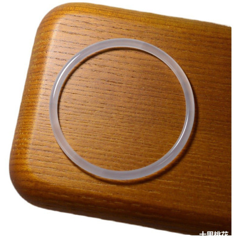天然瑪瑙手鐲荔枝凍叮噹鐲白玉髓叮噹鐲女士極細叮噹鐲原鑛無憂化