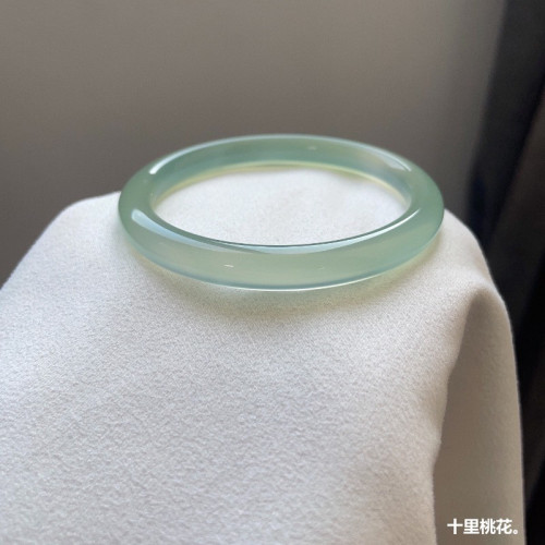 遠山黛玉髓細鐲瑪瑙手鐲高冰晴珠簾碧荷高級冰種天然油青水綠氣質