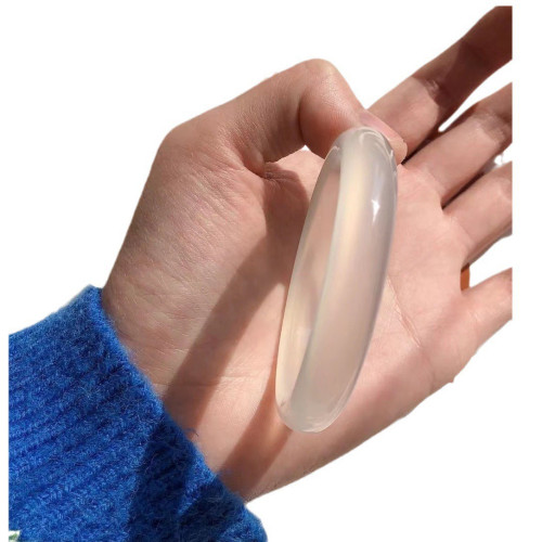 瑪瑙月光玉百搭手鐲女生年輕款荔枝凍翡翠手環白玉髓冰種飄花手鐲