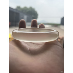 天然香檳金瑪瑙手鐲冰透玉髓鐲子女冰種白月光馬料手鐲女款荔枝凍