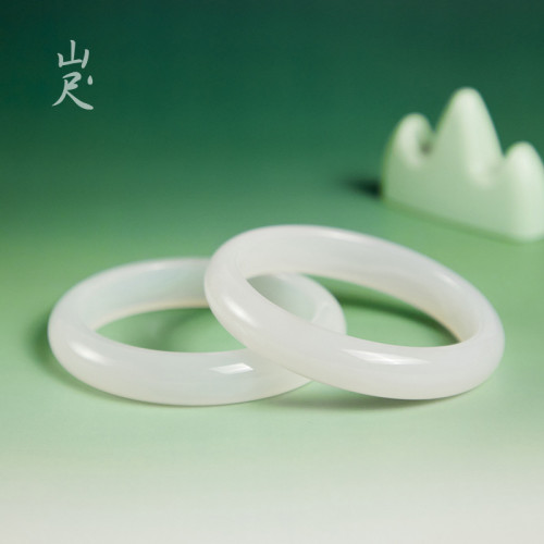玉髓瑪瑙手鐲白月光冰種通透荔枝凍小衆玉鐲女款天然瑪瑙鐲子玉石