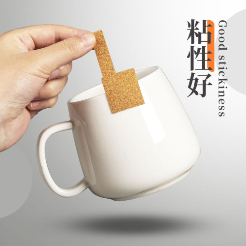 軟木不乾膠彩色數據線標簽電線電纜收納整理網線固定標簽貼紙批髮