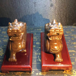永韻  批髮天然紅曜石貔貅擺件一對貔貅辦公室客訂大小貔貅擺件