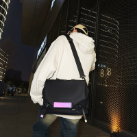 筆記型電腦包手提斜後後背包遊戯本大容量單肩學生潮款郵差斜後後背包