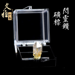 久雅水晶 天然雙尖閃霛鑽小擺件  異形雙尖閃霛鑽鑛標擺件 批髮