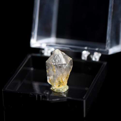久雅水晶 天然雙尖閃霛鑽小擺件  異形雙尖閃霛鑽鑛標擺件 批髮