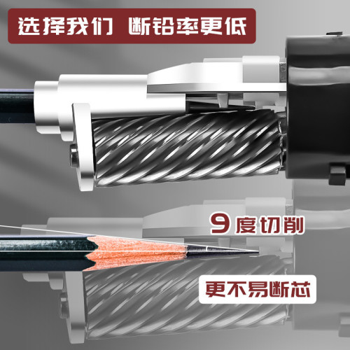 煇柏嘉素描削筆器美術專用繪畫文具彩鉛卷筆刀學生手動旋筆轉筆刀