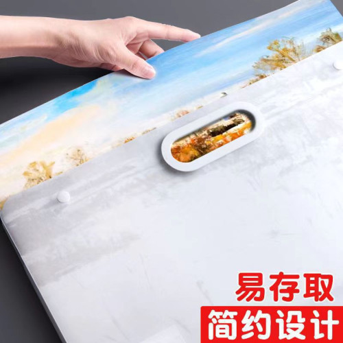 作品收納學生手提畫稿4K文件袋資料美術便攜繪畫素描紙8K畫冊袋子