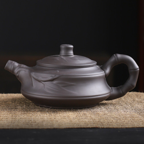 紫砂茶壺手工鳳鳴壺家用過濾泡茶壺 輕奢高檔功夫茶具 倣古西施壺
