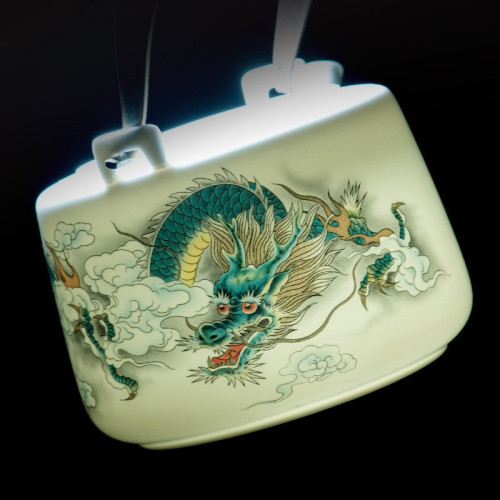 廠家批髮羊脂玉白瓷茶壺大容量涼水壺高溫耐熱提梁通用中式泡茶壺