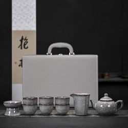 廠家直售黑冰功夫茶具全套茶具辦公家用泡茶高端功夫茶具送禮必備