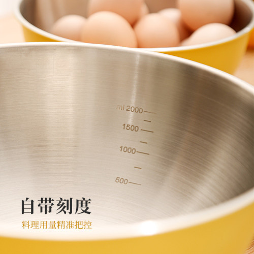 日式高級和面盆不鏽鋼盆食品級打蛋盆烘焙專用拌涼菜沙拉料理