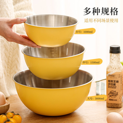 日式高級和面盆不鏽鋼盆食品級打蛋盆烘焙專用拌涼菜沙拉料理