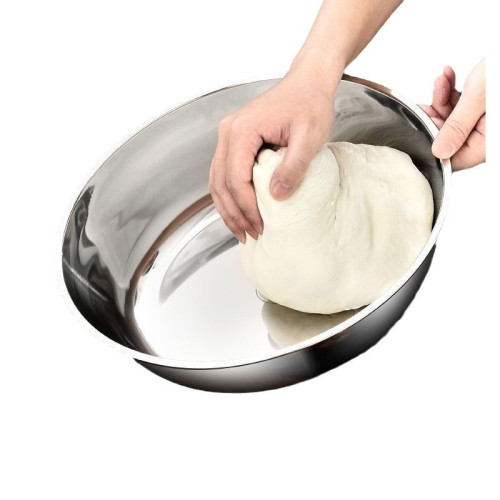食品級316不鏽鋼32cm和面盆平底菜盆加深加厚家用耐用廚房火鍋盆