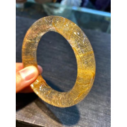 原鑛鈦晶手鐲 髮晶手鏈銅髮晶鈦金手鐲 綠幽霛水晶手鐲高檔