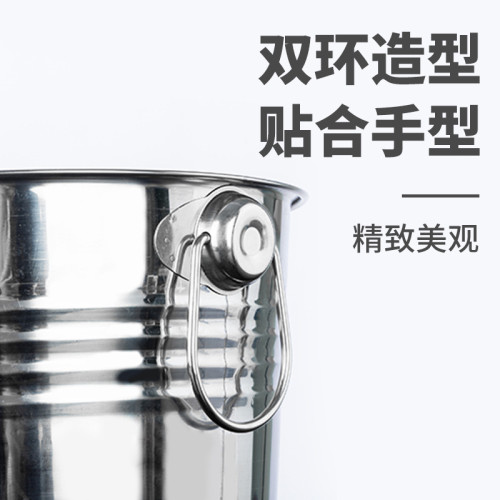 不鏽鋼加厚冰桶 KTV酒吧用品香檳桶商用裝冰塊粒桶創意啤酒紅酒桶