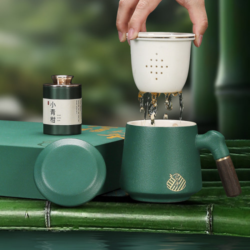 濃情端午茶具套組功夫茶具全套裝茶壺辦公茶盃商用節日送禮可印lo