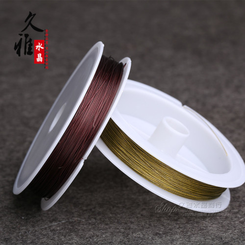 久雅水晶  穿珠引線 水晶引線 飾品線 無彈力鋼絲線 廠家直銷