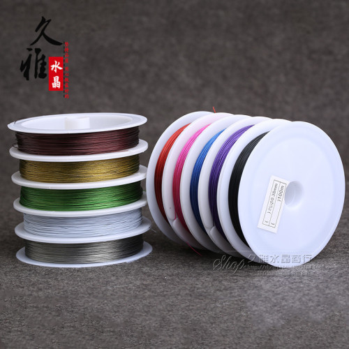 久雅水晶  穿珠引線 水晶引線 飾品線 無彈力鋼絲線 廠家直銷