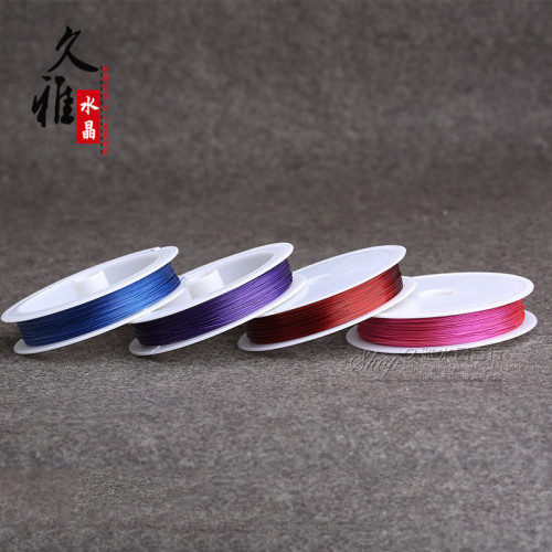 久雅水晶  穿珠引線 水晶引線 飾品線 無彈力鋼絲線 廠家直銷