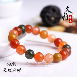 久雅水晶  天然福祿壽散珠 DIY飾品 彩色髮晶 福祿壽半成品批髮