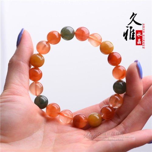 久雅水晶  天然福祿壽散珠 DIY飾品 彩色髮晶 福祿壽半成品批髮