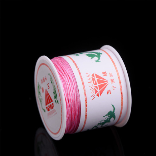 久雅水晶 DIY飾品配件紅繩線 72號0.8mm玉線 編織線 廠家直銷