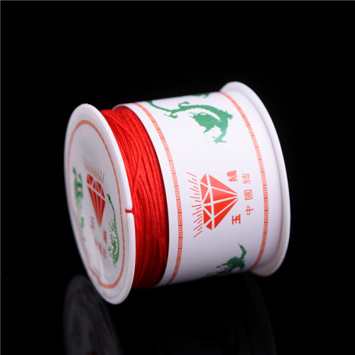 久雅水晶 DIY飾品配件紅繩線 72號0.8mm玉線 編織線 廠家直銷