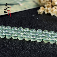 久雅水晶 天然7A級葡萄石散珠 圓珠 半成品 DIY飾品配珠 串珠